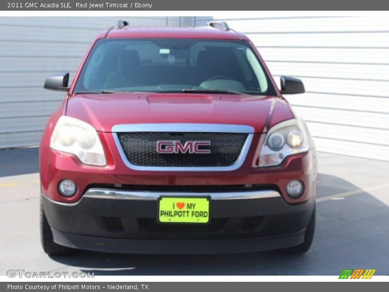 Red Jewel Tintcoat / Ebony 2011 GMC Acadia SLE