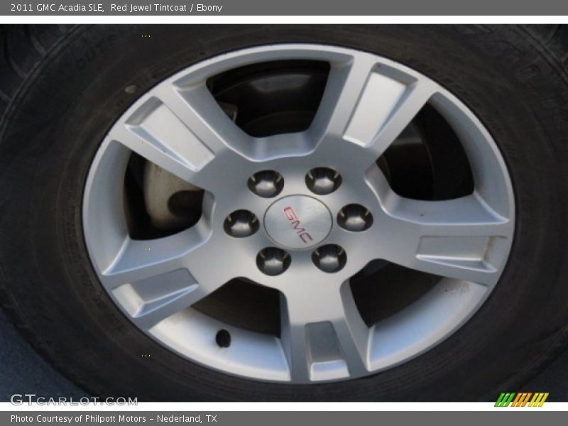 Red Jewel Tintcoat / Ebony 2011 GMC Acadia SLE
