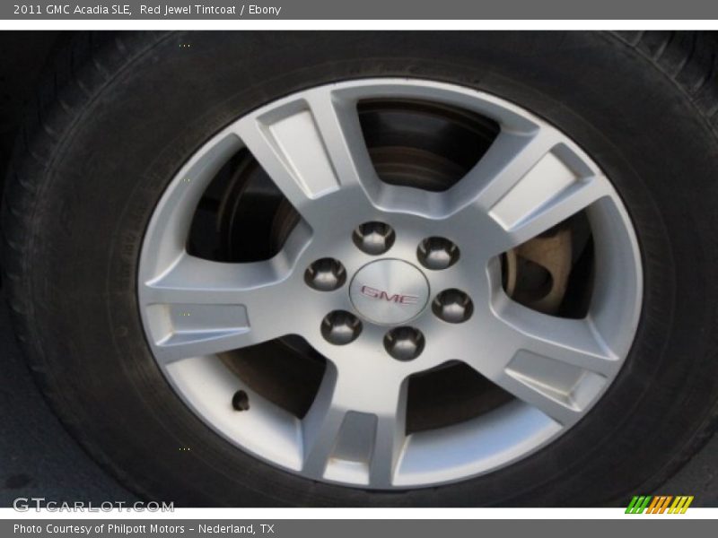 Red Jewel Tintcoat / Ebony 2011 GMC Acadia SLE
