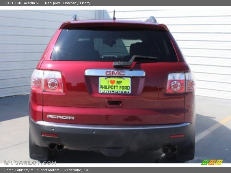 Red Jewel Tintcoat / Ebony 2011 GMC Acadia SLE