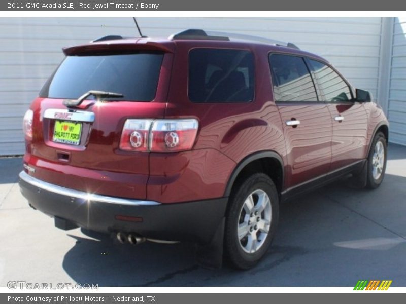 Red Jewel Tintcoat / Ebony 2011 GMC Acadia SLE