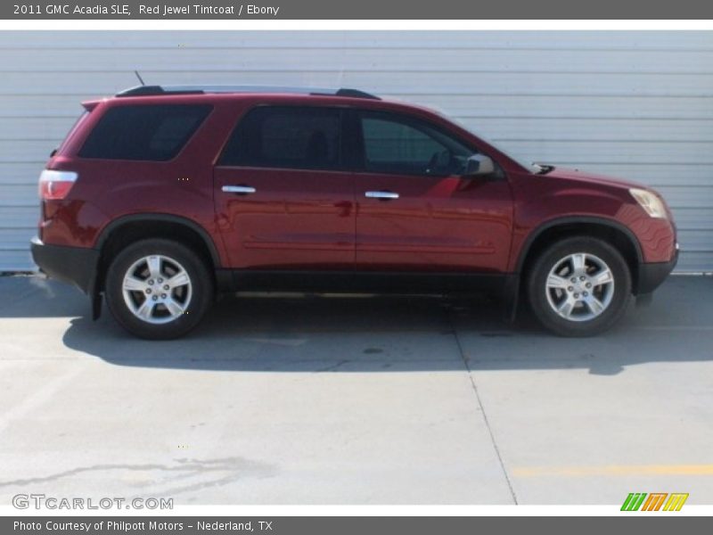 Red Jewel Tintcoat / Ebony 2011 GMC Acadia SLE