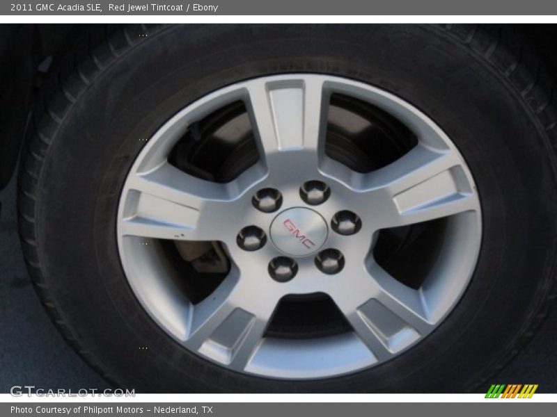 Red Jewel Tintcoat / Ebony 2011 GMC Acadia SLE