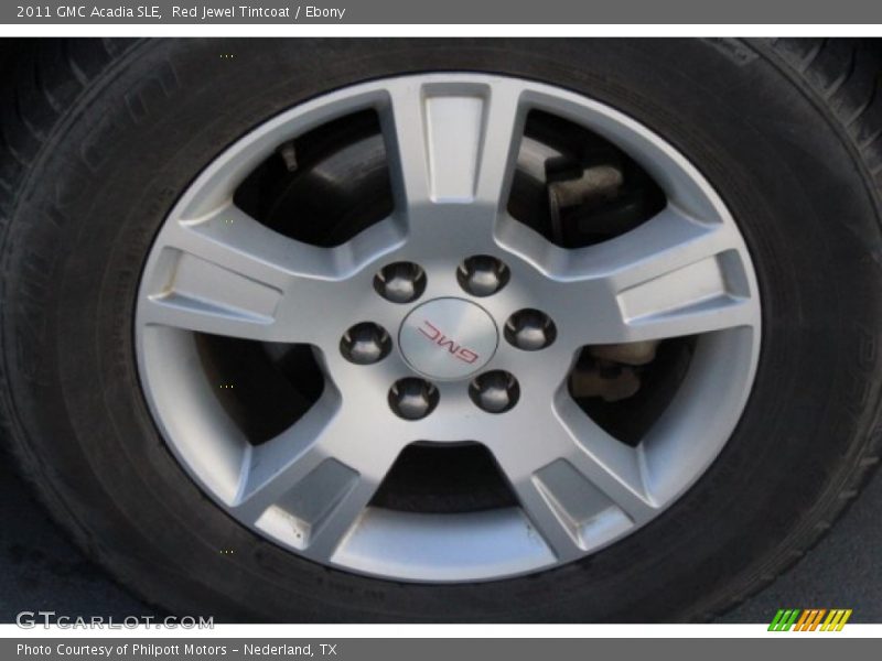 Red Jewel Tintcoat / Ebony 2011 GMC Acadia SLE
