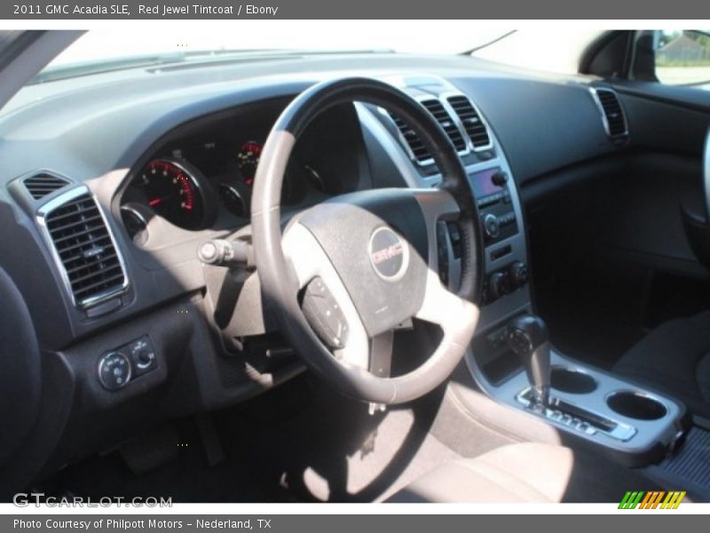 Red Jewel Tintcoat / Ebony 2011 GMC Acadia SLE