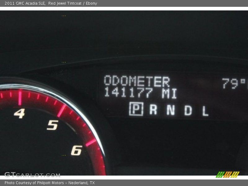 Red Jewel Tintcoat / Ebony 2011 GMC Acadia SLE