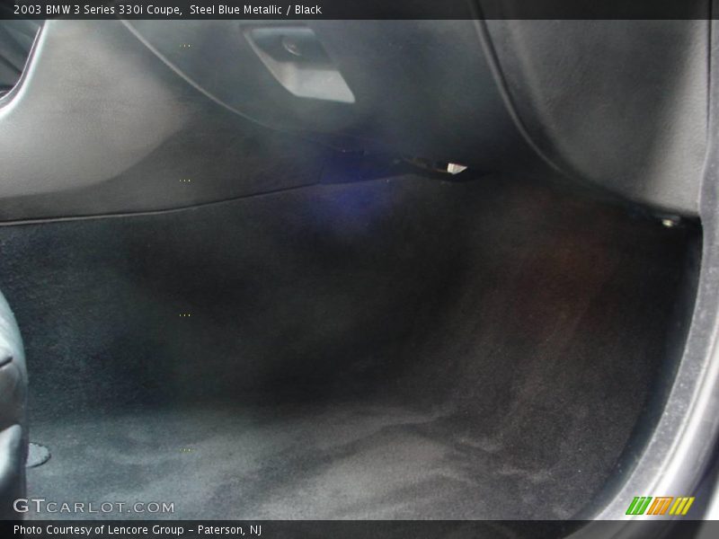 Steel Blue Metallic / Black 2003 BMW 3 Series 330i Coupe
