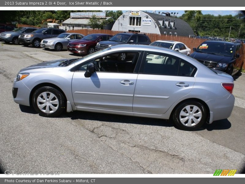 Ice Silver Metallic / Black 2013 Subaru Impreza 2.0i 4 Door