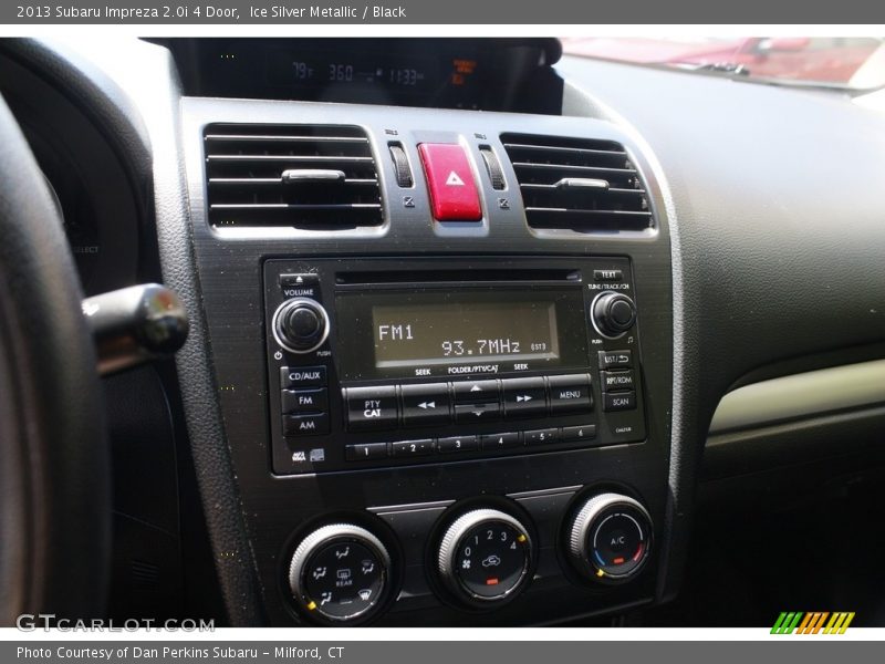 Ice Silver Metallic / Black 2013 Subaru Impreza 2.0i 4 Door