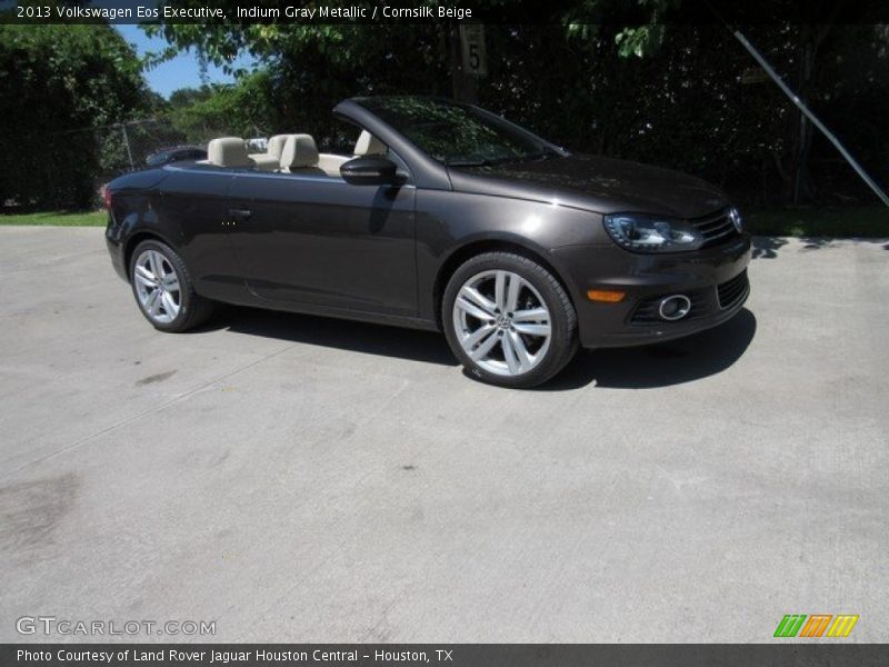Indium Gray Metallic / Cornsilk Beige 2013 Volkswagen Eos Executive