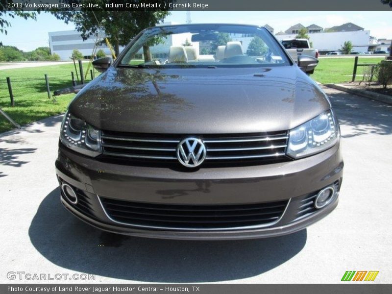 Indium Gray Metallic / Cornsilk Beige 2013 Volkswagen Eos Executive