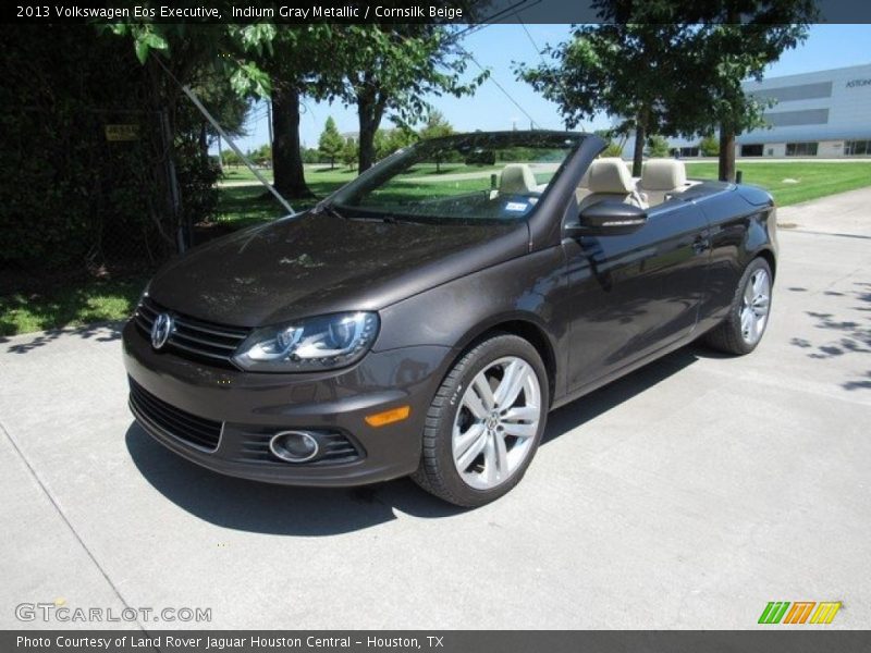 Indium Gray Metallic / Cornsilk Beige 2013 Volkswagen Eos Executive