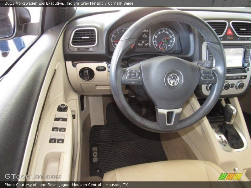 Indium Gray Metallic / Cornsilk Beige 2013 Volkswagen Eos Executive