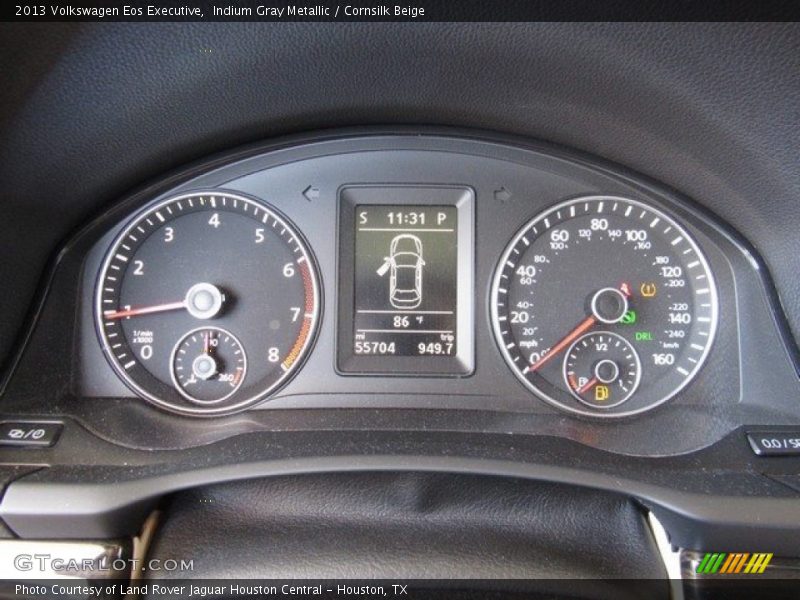Indium Gray Metallic / Cornsilk Beige 2013 Volkswagen Eos Executive