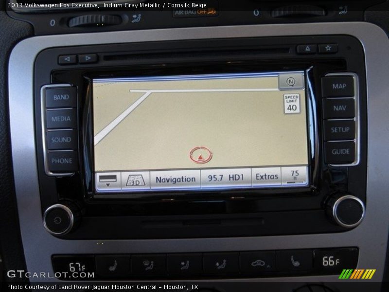 Indium Gray Metallic / Cornsilk Beige 2013 Volkswagen Eos Executive