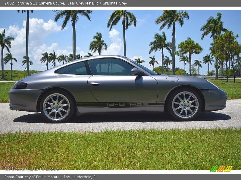 Seal Grey Metallic / Graphite Grey 2002 Porsche 911 Carrera Coupe