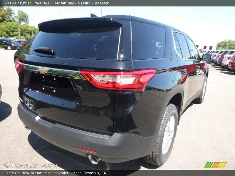 Mosaic Black Metallic / Jet Black 2019 Chevrolet Traverse LS