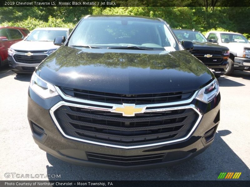 Mosaic Black Metallic / Jet Black 2019 Chevrolet Traverse LS
