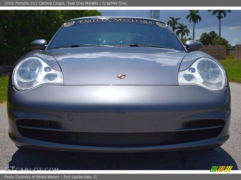 Seal Grey Metallic / Graphite Grey 2002 Porsche 911 Carrera Coupe