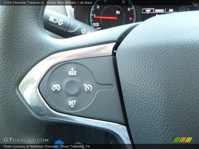 Mosaic Black Metallic / Jet Black 2019 Chevrolet Traverse LS