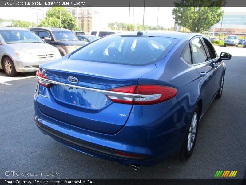 Lightning Blue / Ebony 2017 Ford Fusion SE