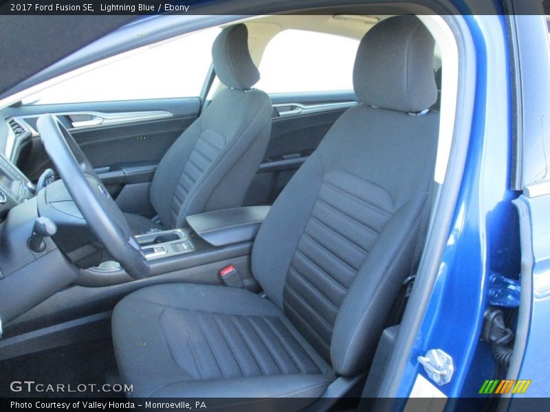 Lightning Blue / Ebony 2017 Ford Fusion SE