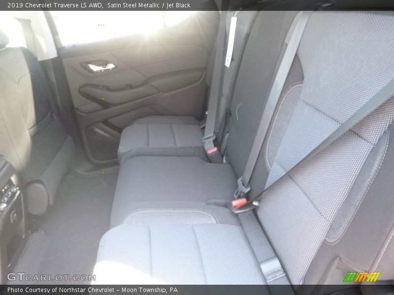 Satin Steel Metallic / Jet Black 2019 Chevrolet Traverse LS AWD