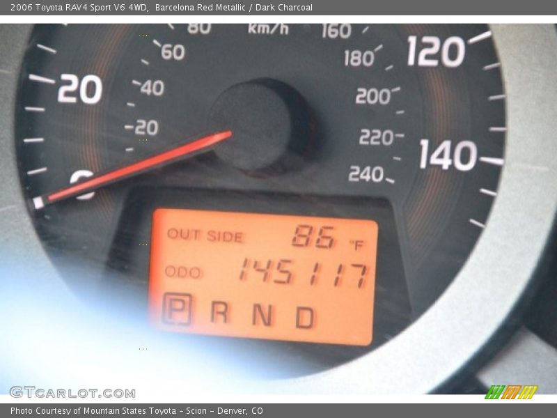 Barcelona Red Metallic / Dark Charcoal 2006 Toyota RAV4 Sport V6 4WD