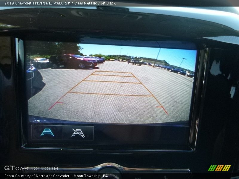 Satin Steel Metallic / Jet Black 2019 Chevrolet Traverse LS AWD