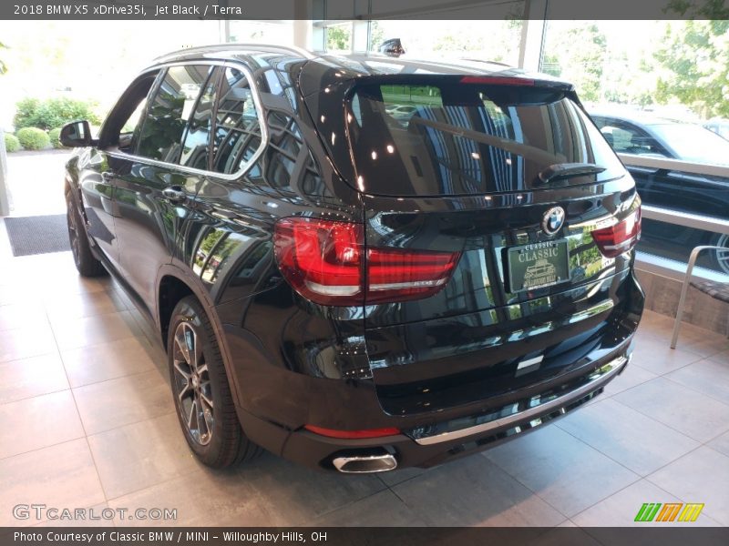 Jet Black / Terra 2018 BMW X5 xDrive35i