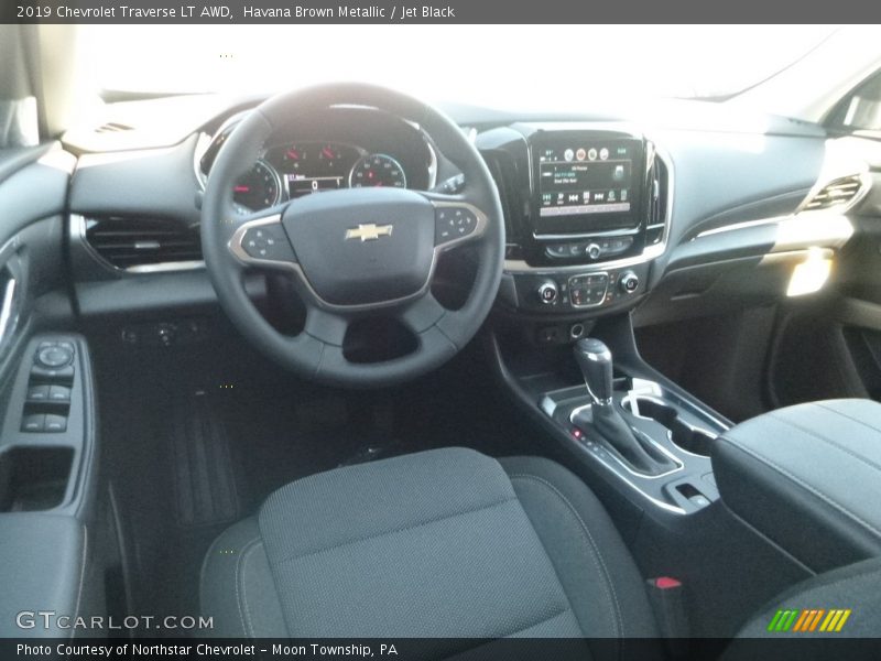 Havana Brown Metallic / Jet Black 2019 Chevrolet Traverse LT AWD
