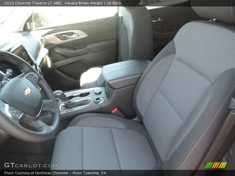 Havana Brown Metallic / Jet Black 2019 Chevrolet Traverse LT AWD