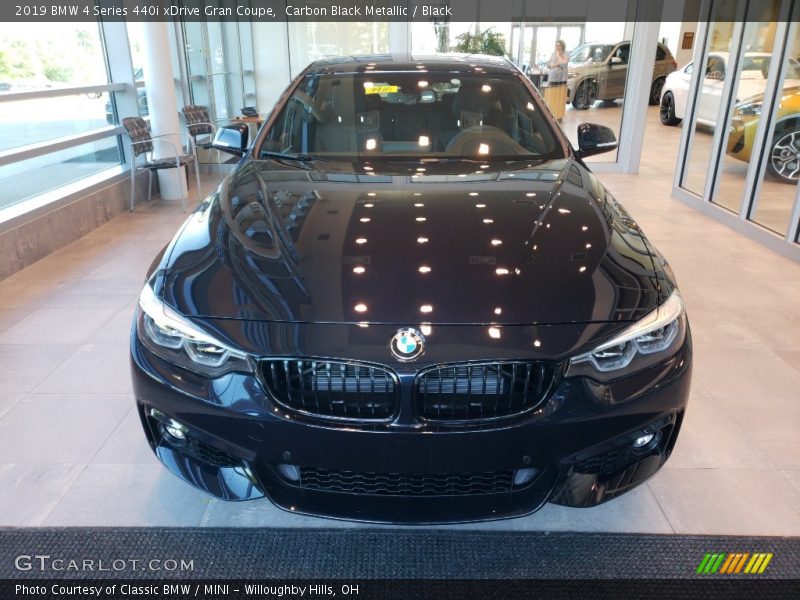 Carbon Black Metallic / Black 2019 BMW 4 Series 440i xDrive Gran Coupe