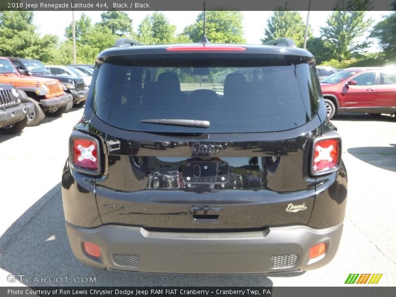 Black / Black 2018 Jeep Renegade Latitude 4x4