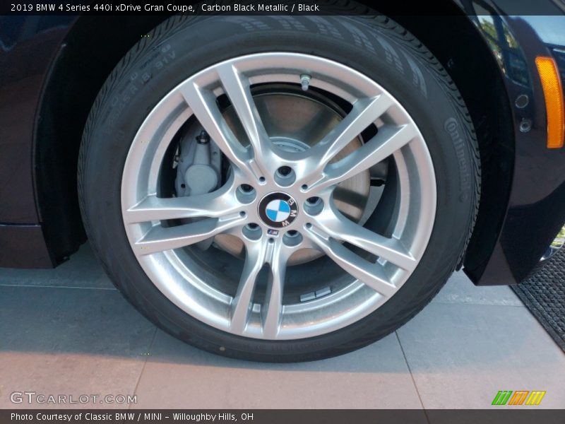 Carbon Black Metallic / Black 2019 BMW 4 Series 440i xDrive Gran Coupe