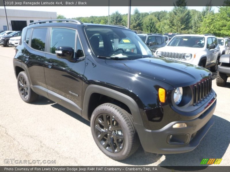 Black / Black 2018 Jeep Renegade Latitude 4x4