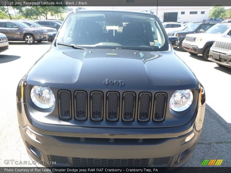 Black / Black 2018 Jeep Renegade Latitude 4x4