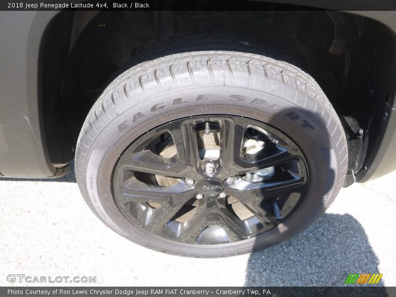 Black / Black 2018 Jeep Renegade Latitude 4x4