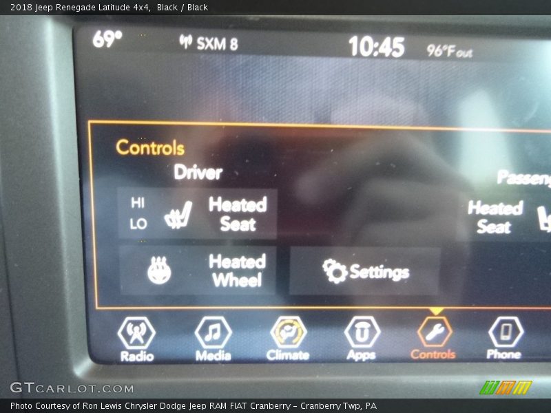 Black / Black 2018 Jeep Renegade Latitude 4x4