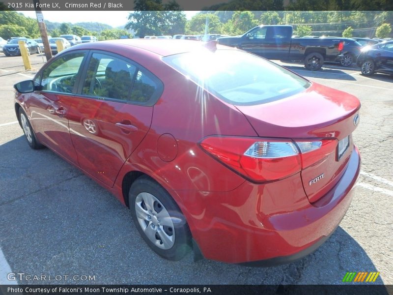 Crimson Red / Black 2015 Kia Forte LX