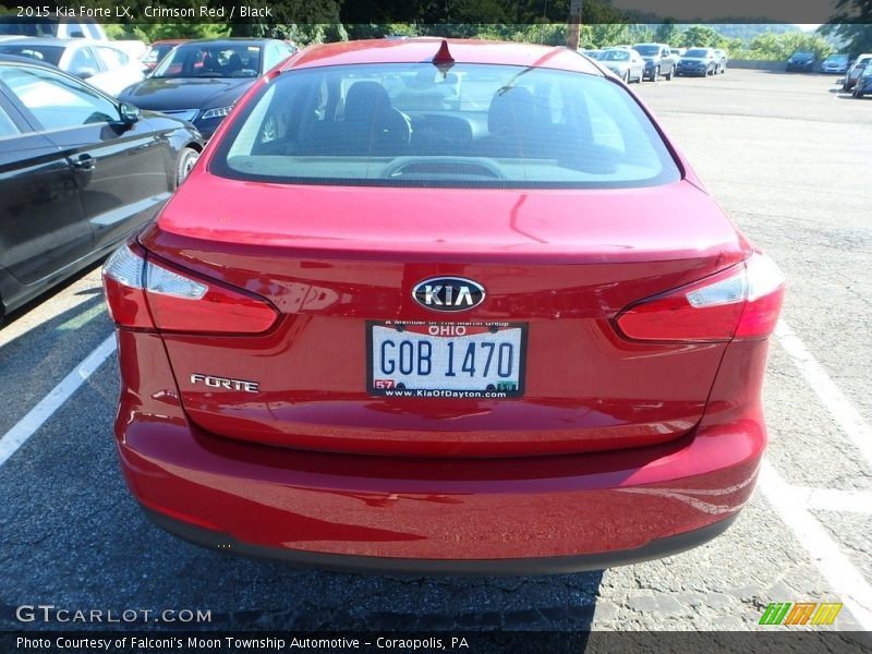 Crimson Red / Black 2015 Kia Forte LX