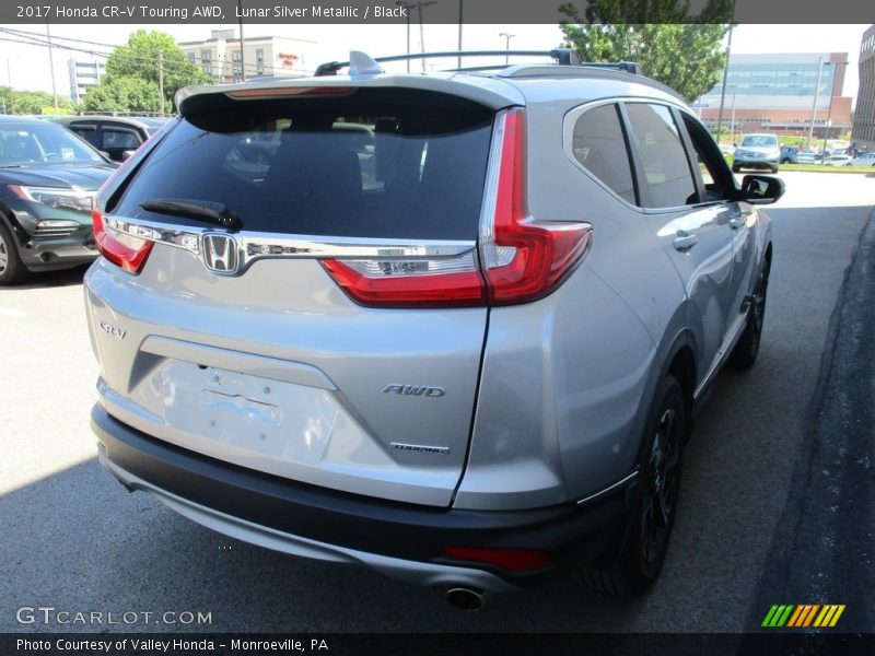Lunar Silver Metallic / Black 2017 Honda CR-V Touring AWD