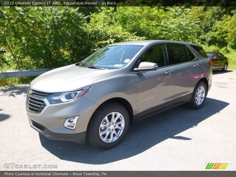 Pepperdust Metallic / Jet Black 2019 Chevrolet Equinox LT AWD