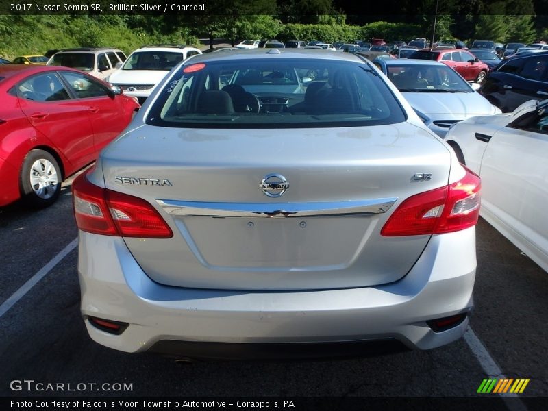 Brilliant Silver / Charcoal 2017 Nissan Sentra SR