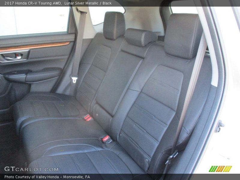 Lunar Silver Metallic / Black 2017 Honda CR-V Touring AWD