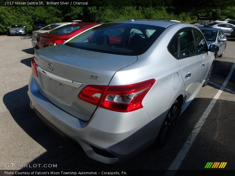 Brilliant Silver / Charcoal 2017 Nissan Sentra SR