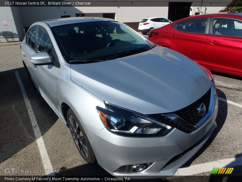 Brilliant Silver / Charcoal 2017 Nissan Sentra SR