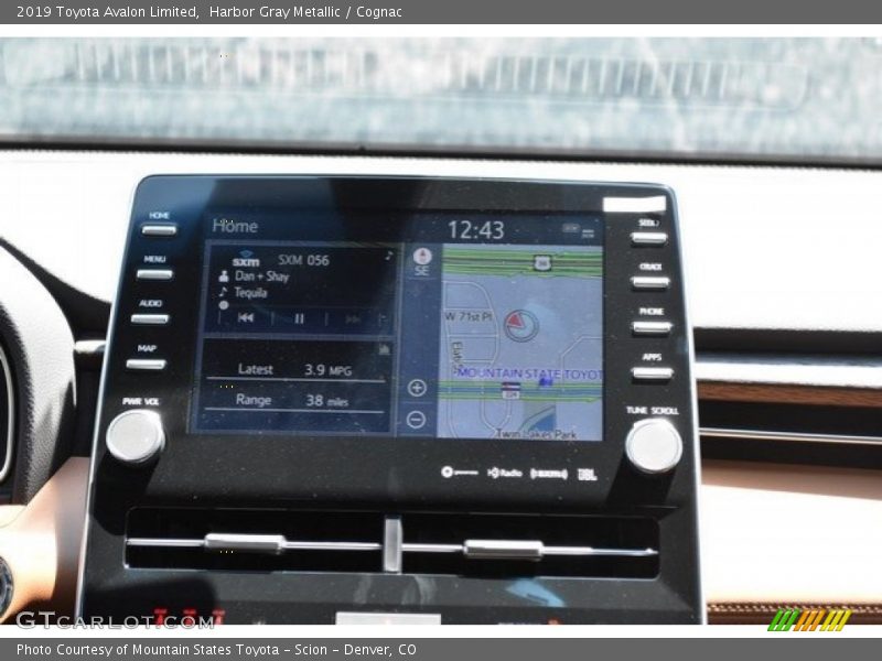 Harbor Gray Metallic / Cognac 2019 Toyota Avalon Limited
