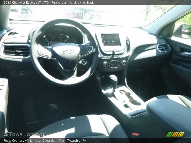 Pepperdust Metallic / Jet Black 2019 Chevrolet Equinox LT AWD