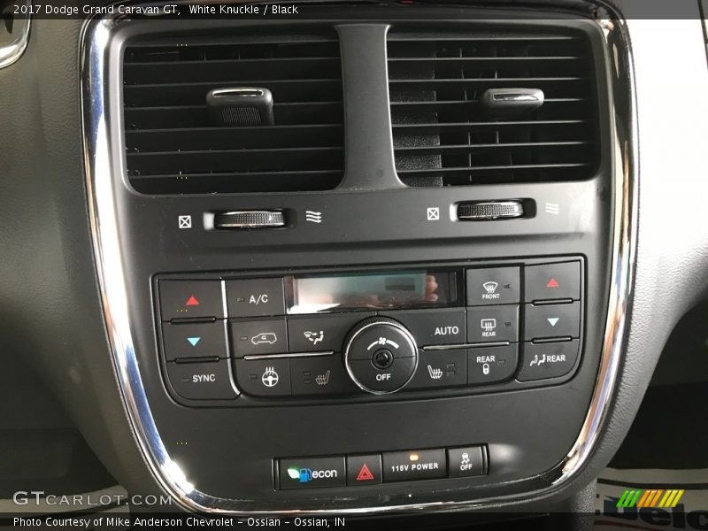 White Knuckle / Black 2017 Dodge Grand Caravan GT